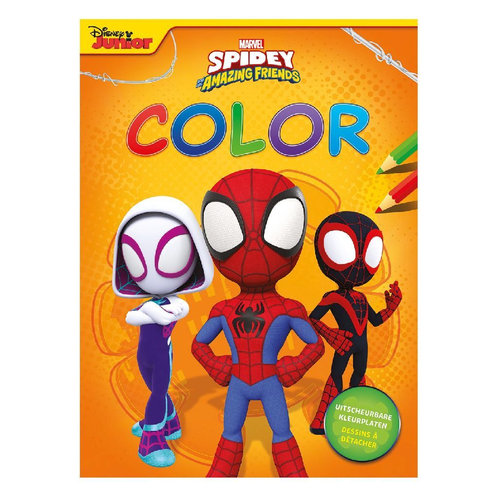 Marvel spidey og hans fantastiske venner malebog