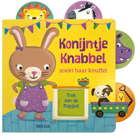 Deltas kaninbid leder efter hendes kramme-tavlebog