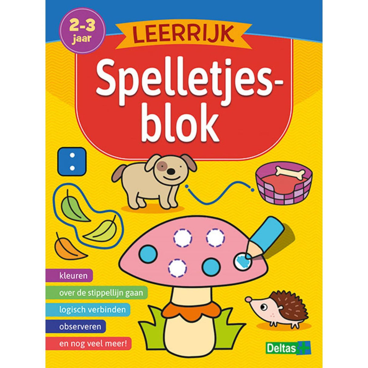 Deltas pædagogiske spilblok i 2-3 år