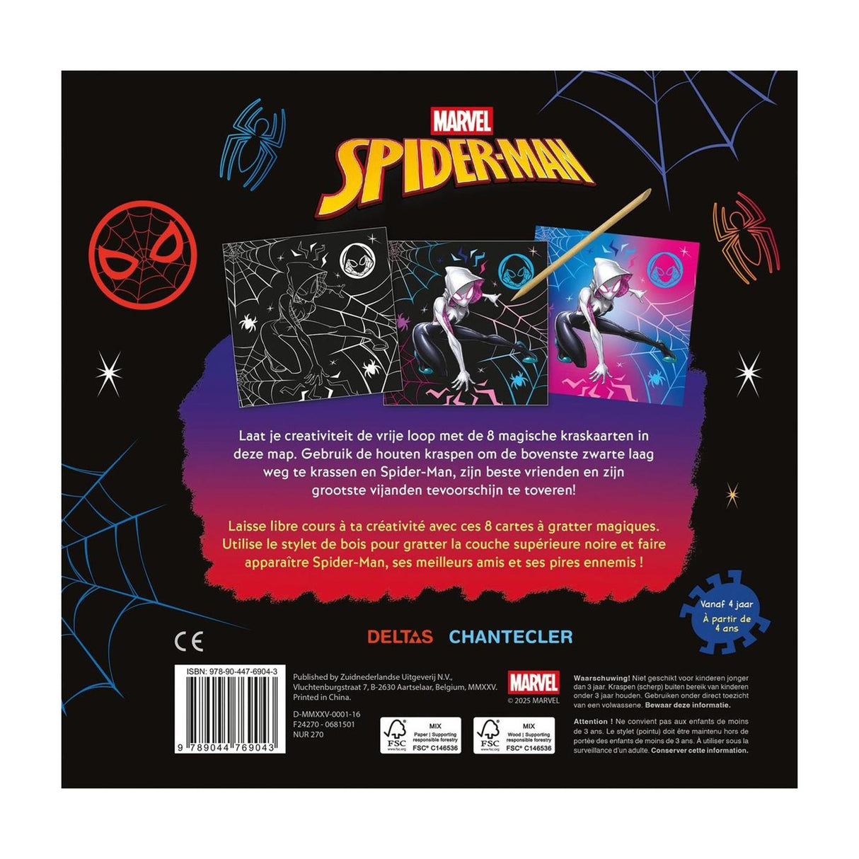 Deltas marvel spider-man skrabelodder