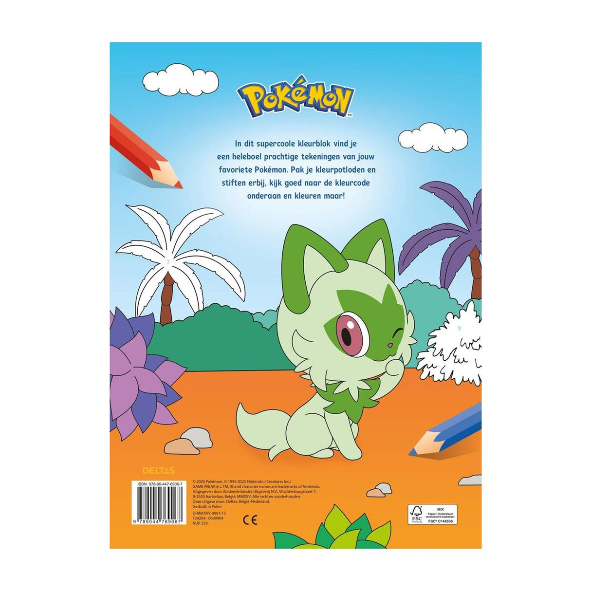Deltas pokemon farve efter nummer