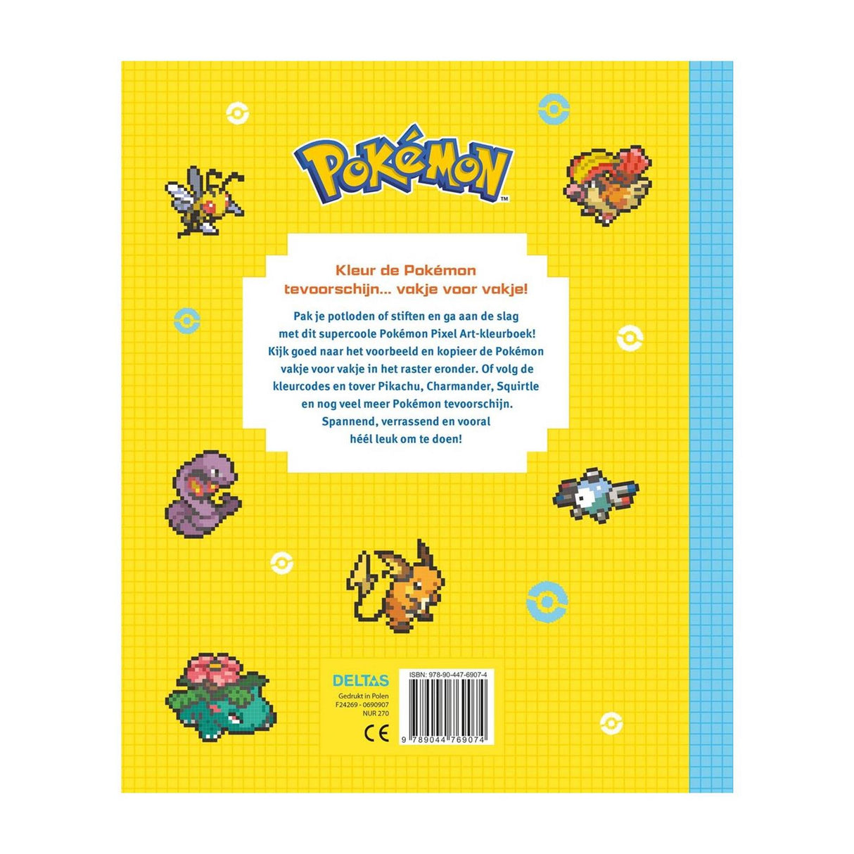 Deltas pokémon pixel farvelægning sjov