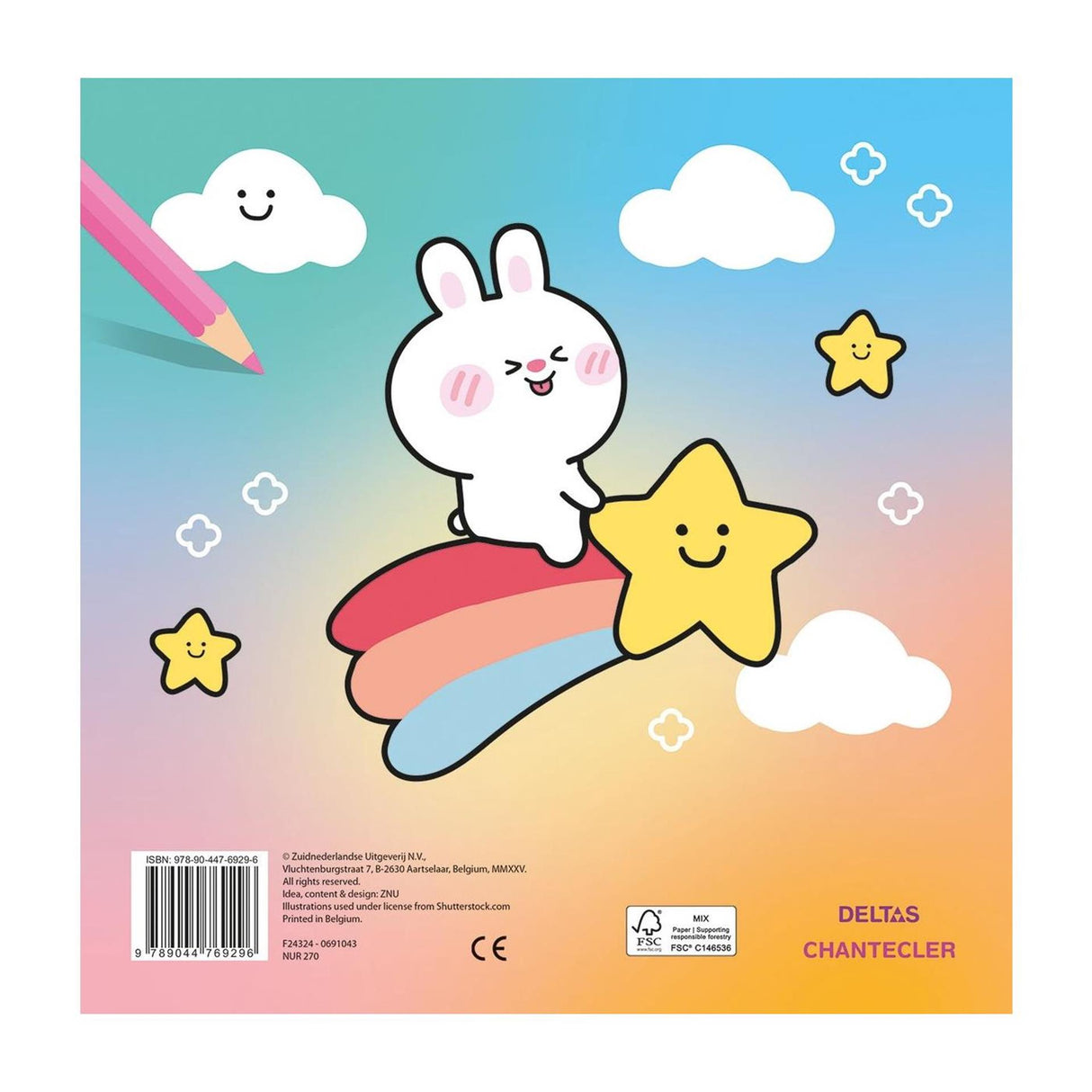 Deltas kawaii farve sjov - malebog