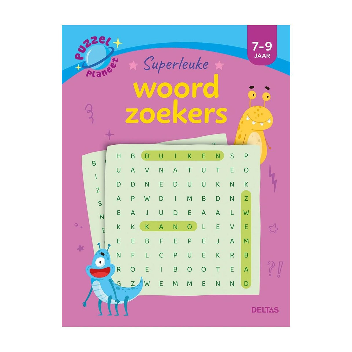 Deltas puzzle planet - super sjove ordsøgninger (7-9 år)