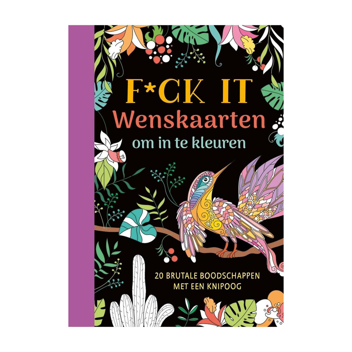 Deltas f*ck it - lykønskningskort til farvning