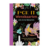 Deltas f*ck it - lykønskningskort til farvning