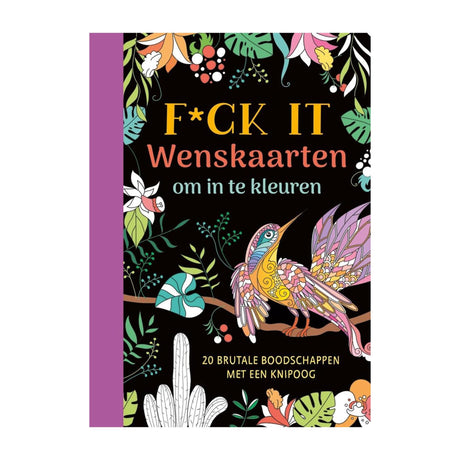Deltas f*ck it - lykønskningskort til farvning