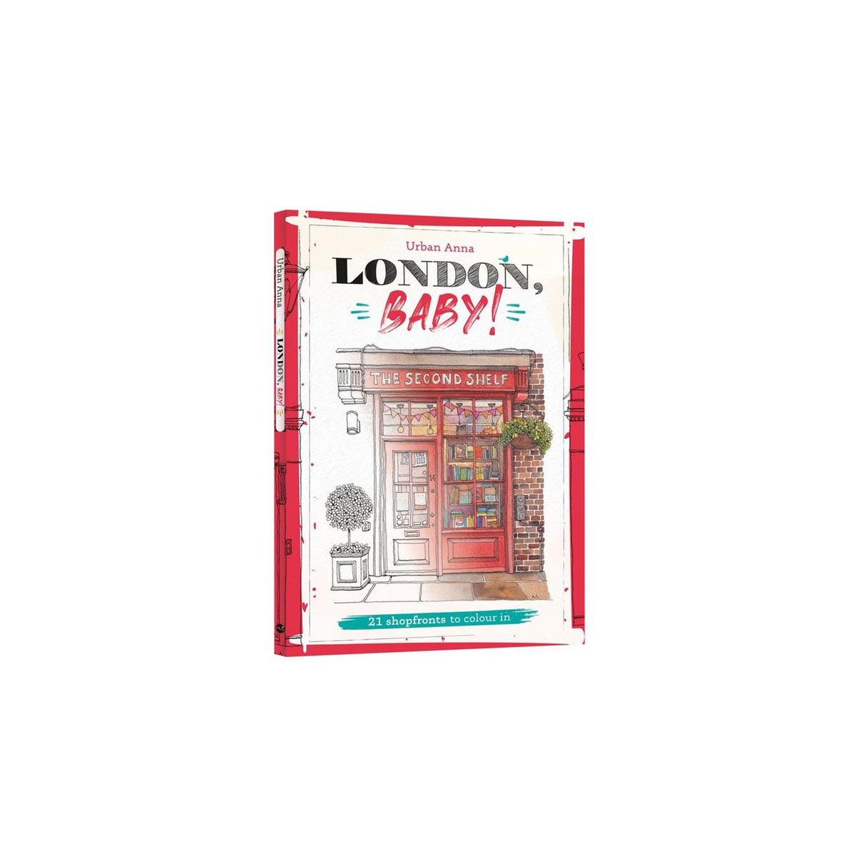 Kluitman urban anna - london, skat! voksne malebog 48 sider