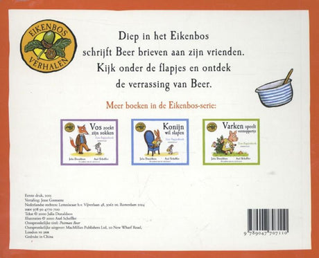 Beer is postbode (kartonboek met flapjes