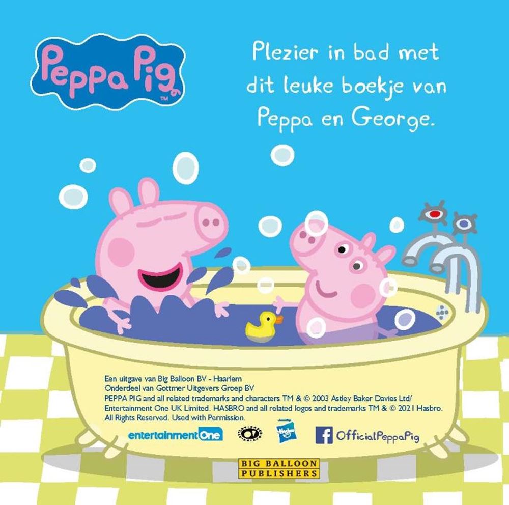 Badebog: peppa pig. 1+