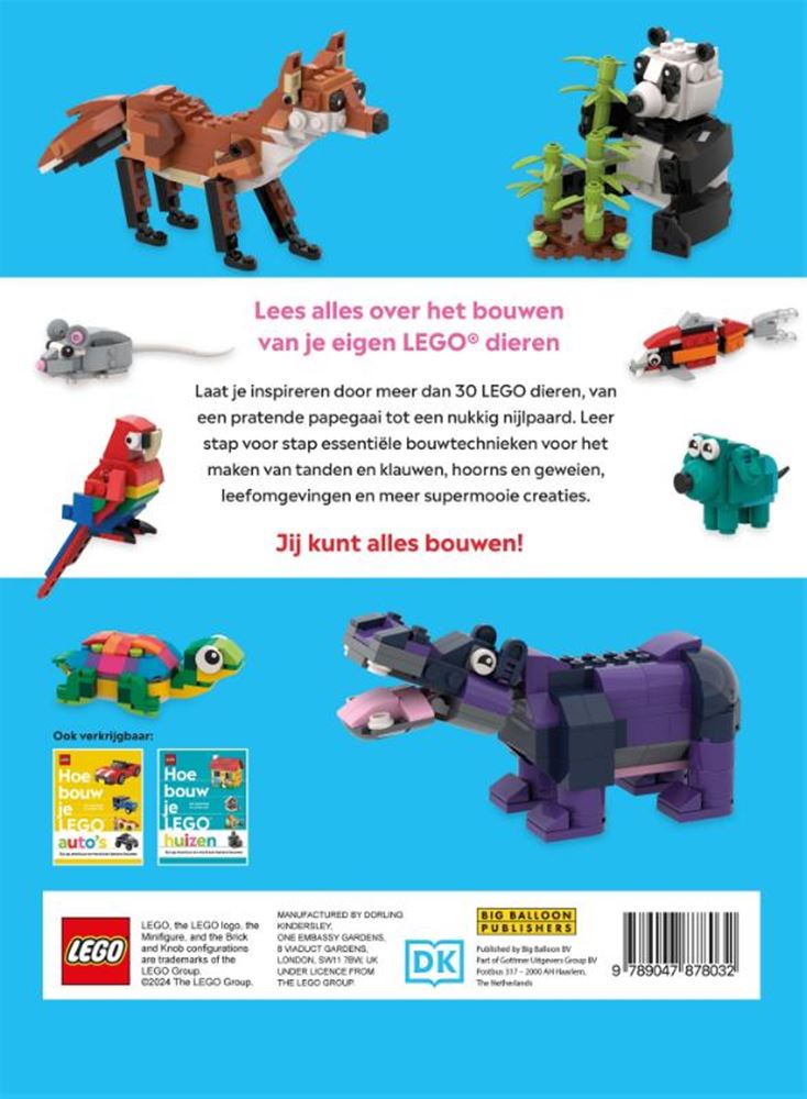 Hvordan bygger man Lego-dyr? 6+
