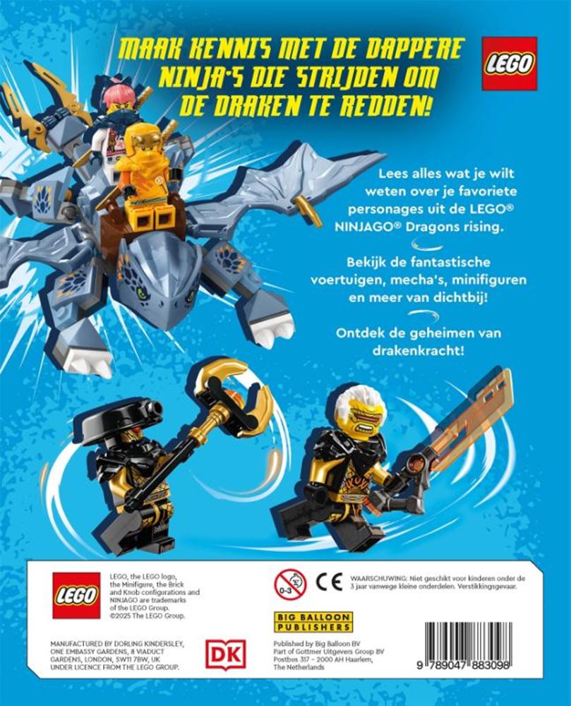 Lego: drager rejser sig. 7+
