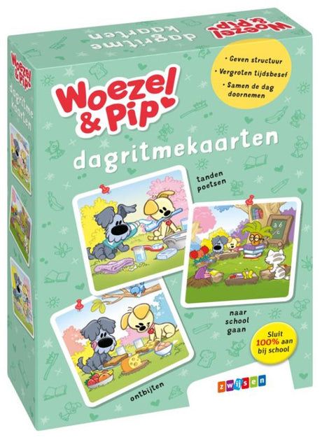 Woezel pip daglige rytmekort. 3+