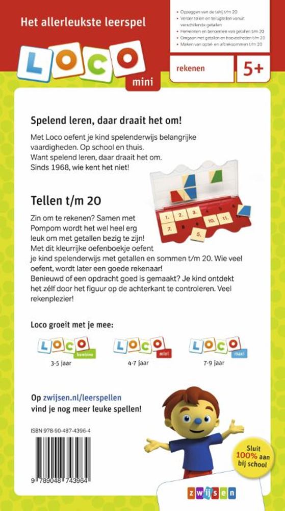 Loco mini romper pompon. Jeg lærer at tælle til m