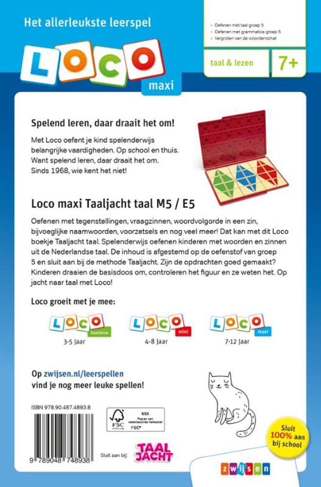 Loco øvehæfte maxi sprogjagtsprog m5 - e5
