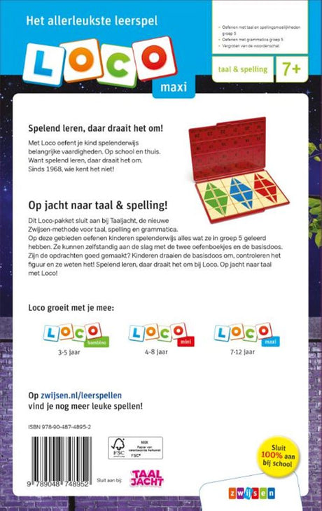 Loco maxi pakke, sprogjagt. m5 e5. 7+