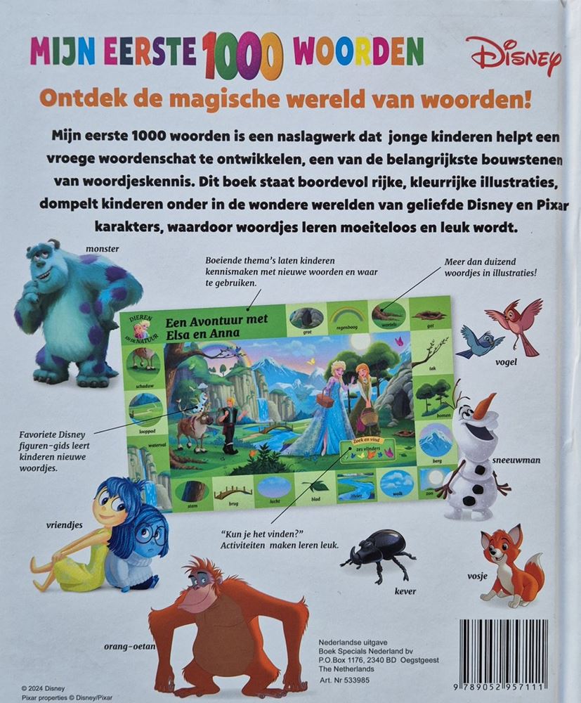 Disney mine første 1000 ord. 4+
