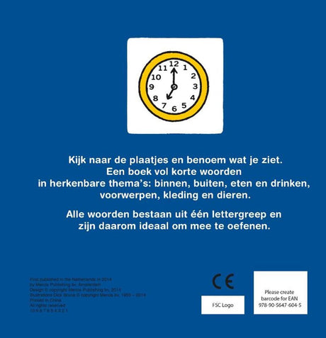 Central Book House Miffy øver sig på korte ord