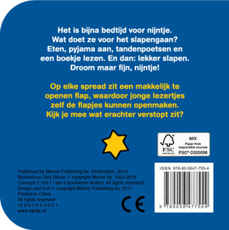 Central Book House flap bog i seng med Miffy