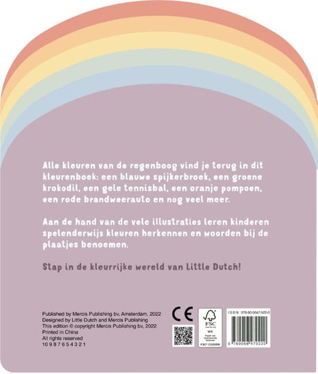 Lille hollandsk: regnbue malebog. 1+