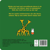 Central boghus taktil bog, gå i zoologisk have med Miffy