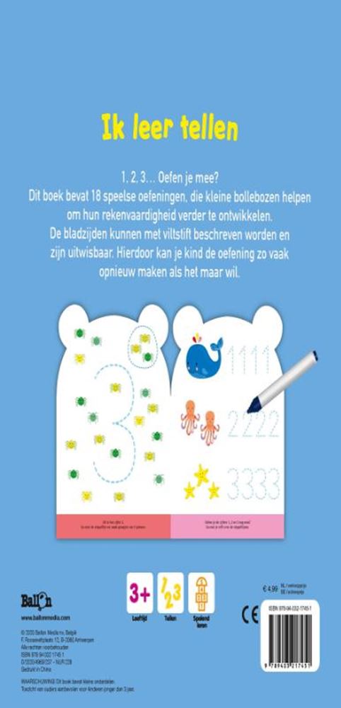 Standard udgiver Jeg lærer at tælle 3+