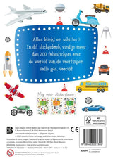 Standard udgiver glitter klistermærker, køretøjer. 3+