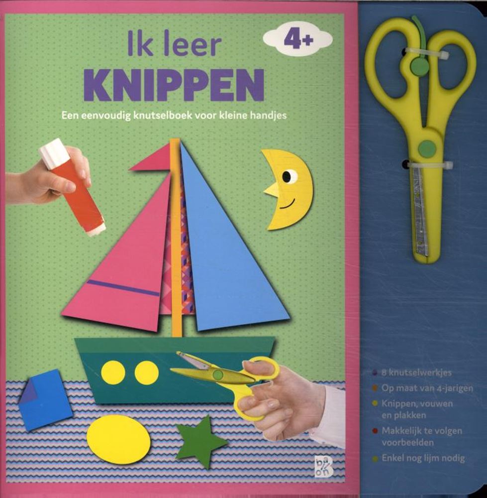 Standard forlag Jeg lærer at klippe, boot+saks. 3+