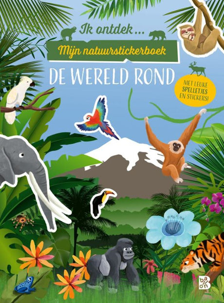 Standardudgiver min natur klistermærkebog - rundt om i verden