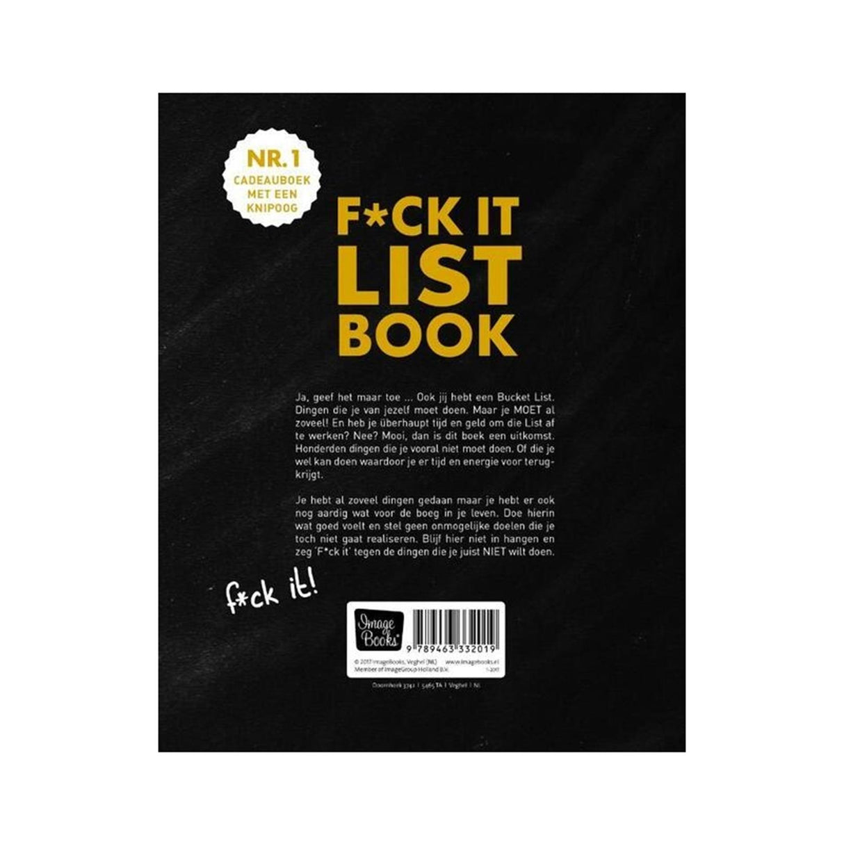 Billedbøger f*ck it liste bog