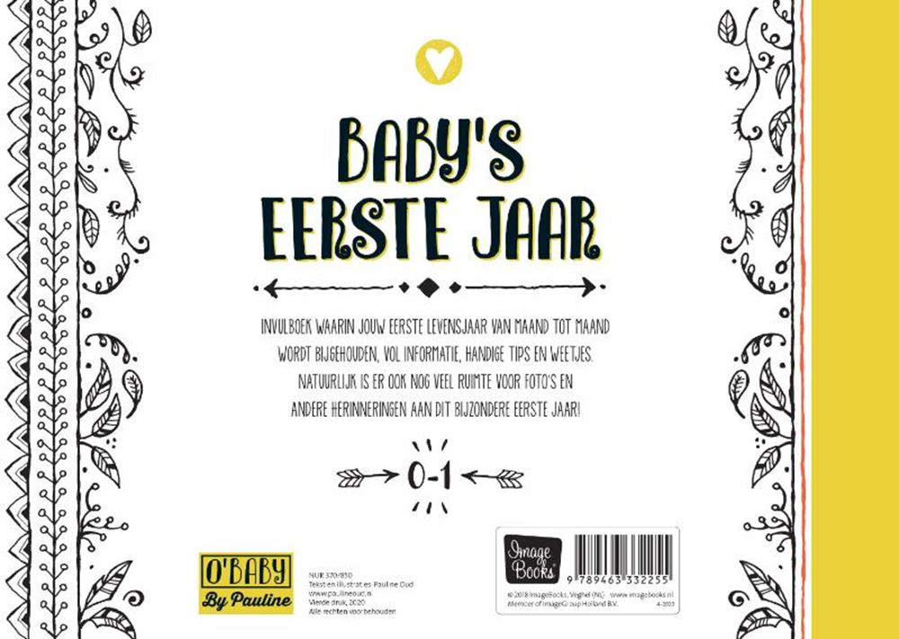 Pauline gamle o'baby. babys første år