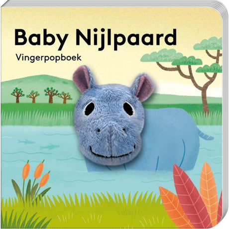 Billedbøger fingerdukkebog vild baby flodhest