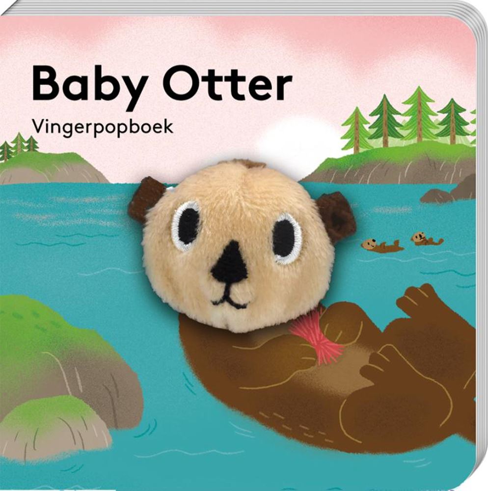 Baby Otter finger dukke bog. 1+