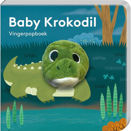Fingerdukkebog babykrokodille 1+