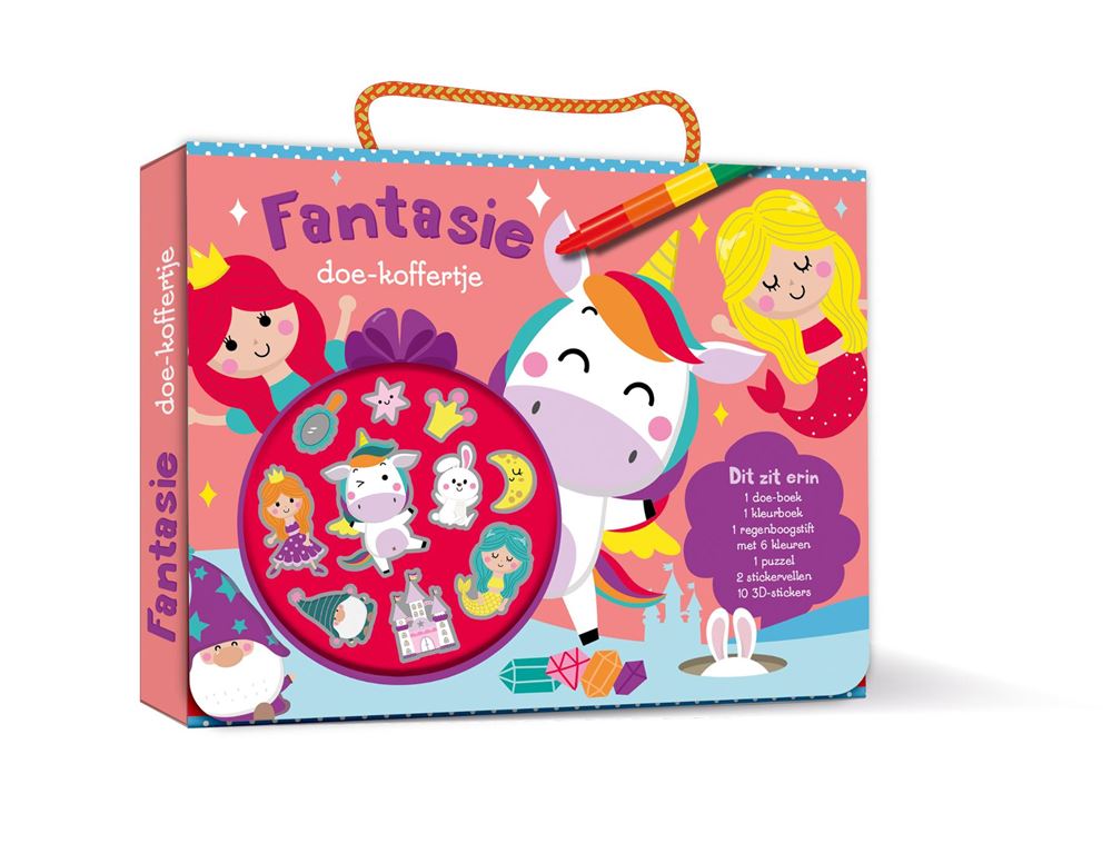 Aktivitetskuffert - fantasy 3+