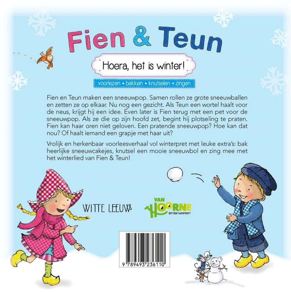 WPG-forlag Fien og Teun, hurra det er vinter. 2+