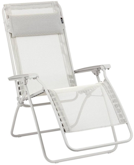 Lafuma r clip - relaxstol - justerbar - foldbar - nul tyngdekraft - farveblok - seigle