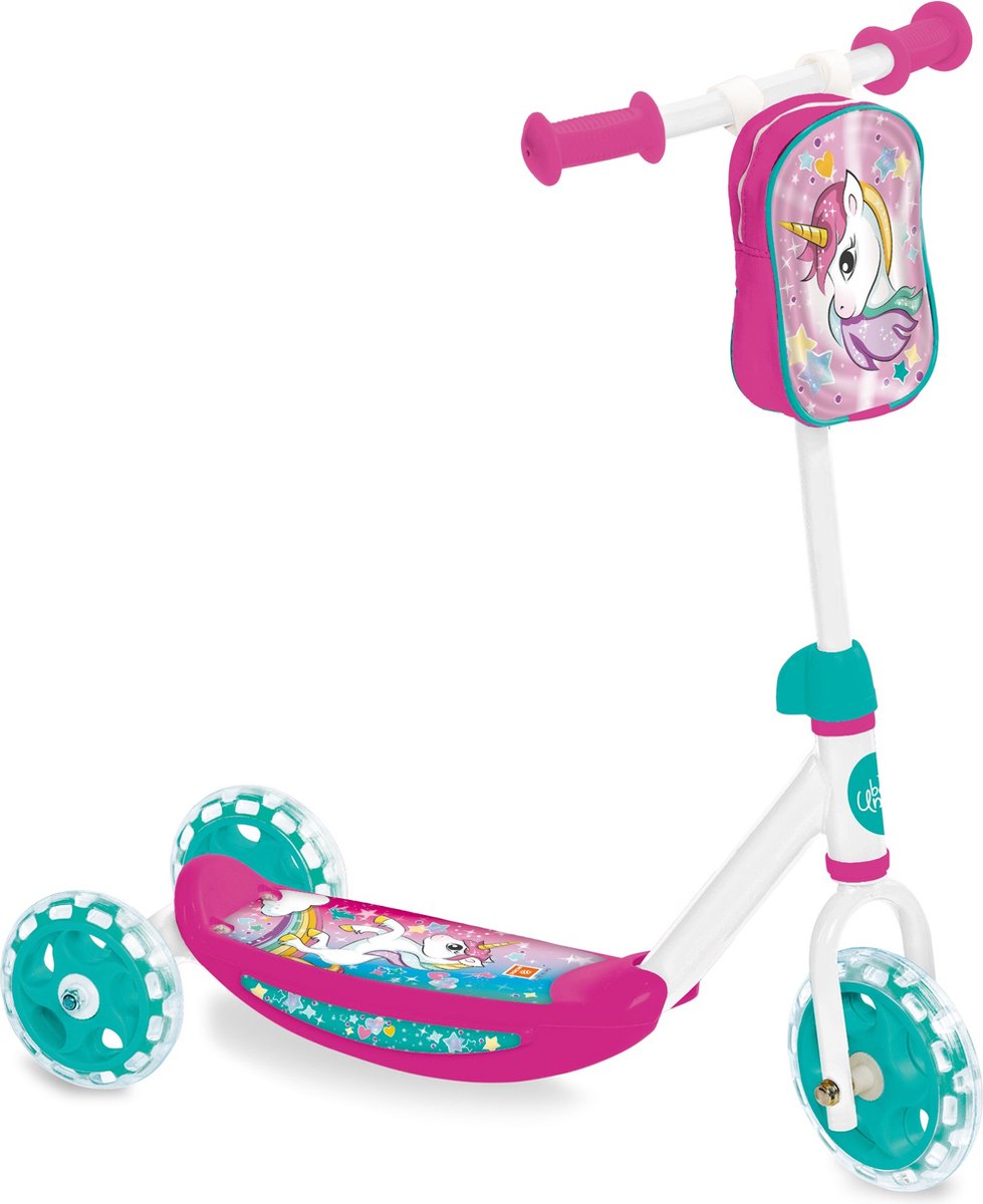 Mondo unicorn børnescooter med 3 hjul