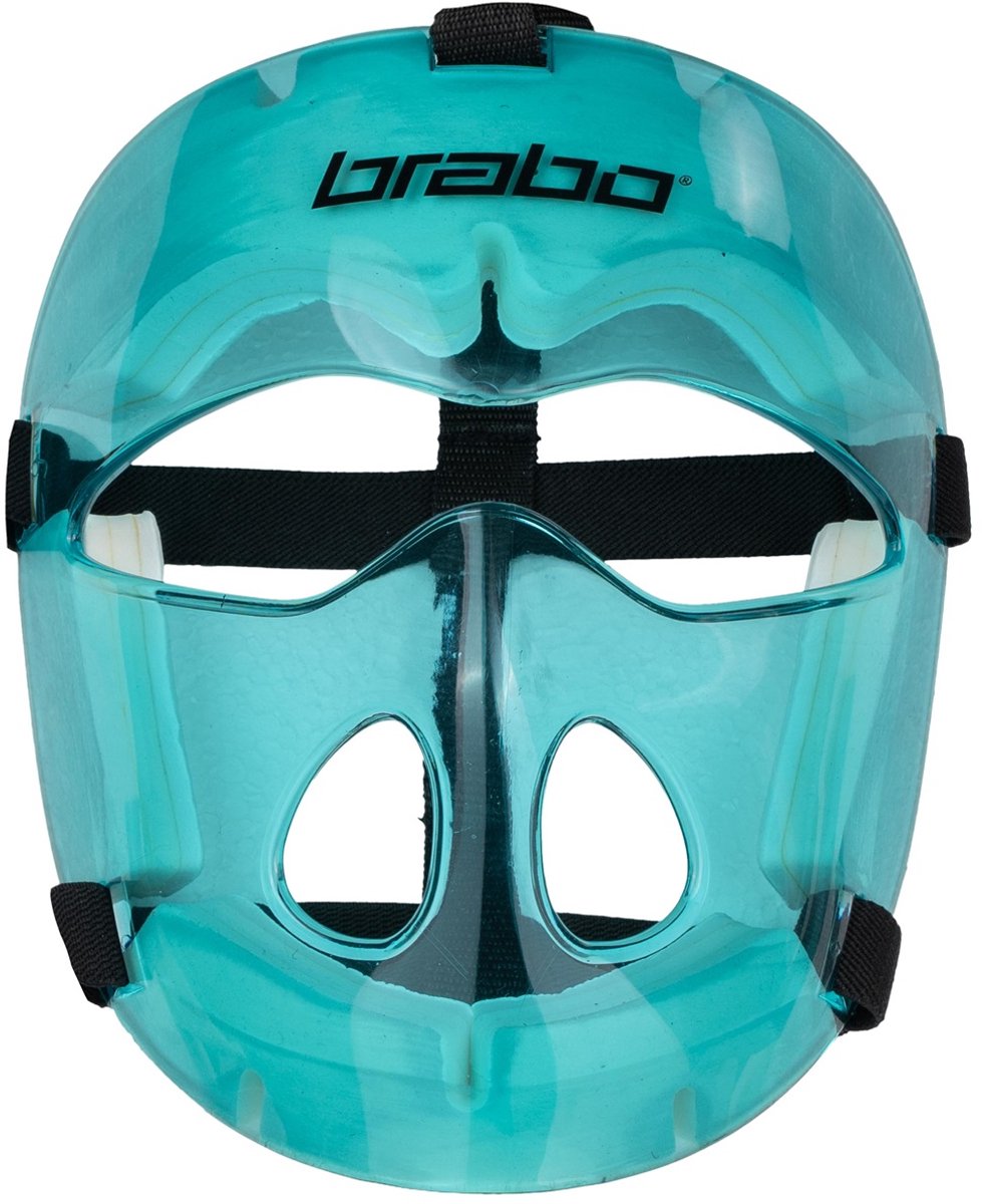 Brabo face mask elite sr blue unisex spelersmasker - blue senior