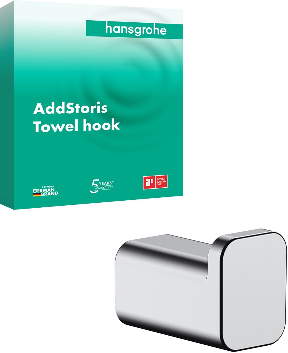 Hansgrohe addstoris håndklædekrog krom
