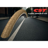 Cst dæk zeppelin 26 x 1,75'' 47-559 - khaki med refleks