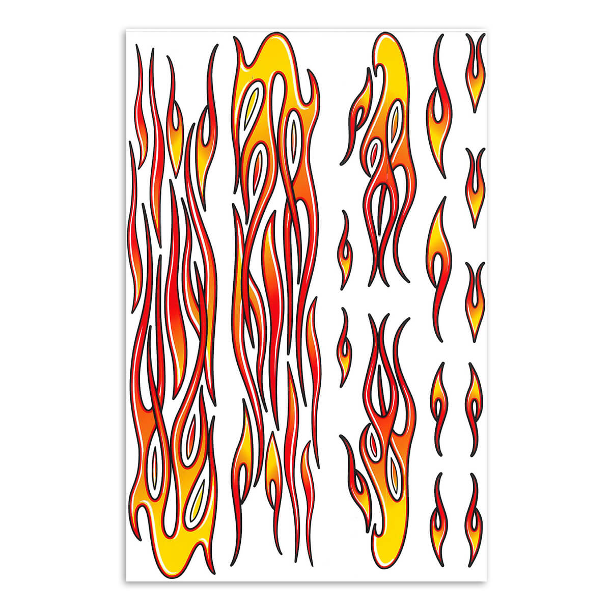 Stickers sæt af nye flammer