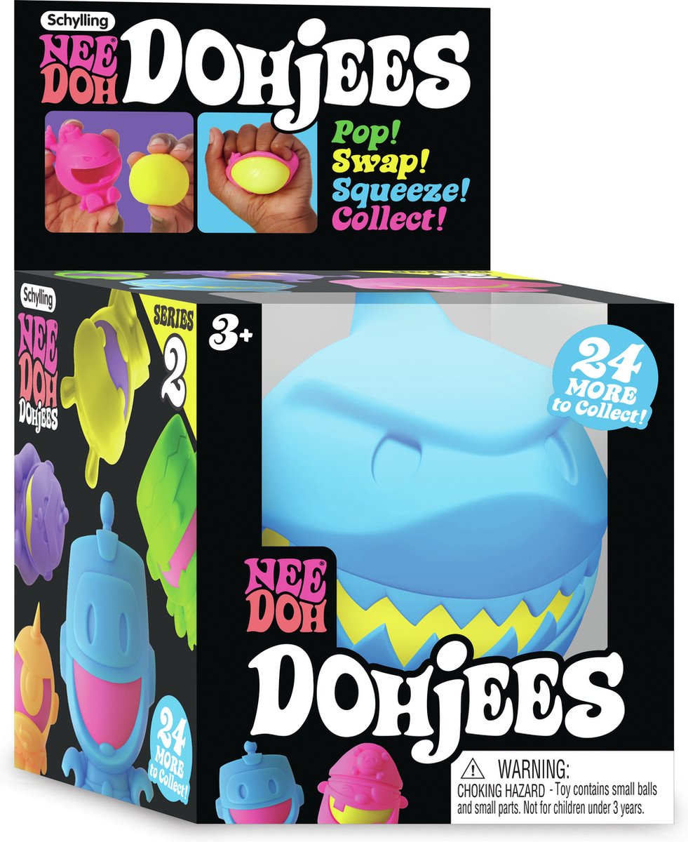Schilling needoh dohjees stressbold legetøj farverigt 1 stk.