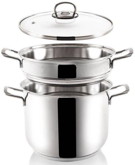 Orion anett serie - damppande i rustfrit stål - 5l - 22 cm diameter - inklusive dampindsats