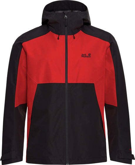 Jack wolfskin wildbound 2l jkt m herre udendørsjakke - sirene rød