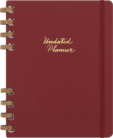 Moleskine udateret spiralplanlægger - xl - kirsebær