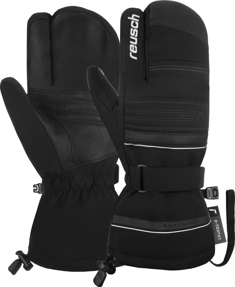 Reusch conan r-tex® xt hummer unisex vintersportshandsker - sort - hvid