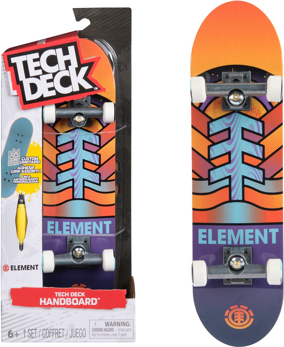 Teknisk dæk, element håndbræt, autentiske mini skateboards (kun til håndbrug)