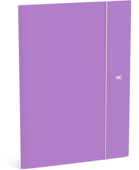 Qc farve elasto mappe a4 - lilla