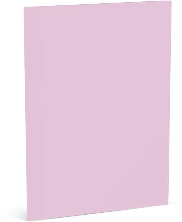 Qc farve elasto mappe a4 - blød pink